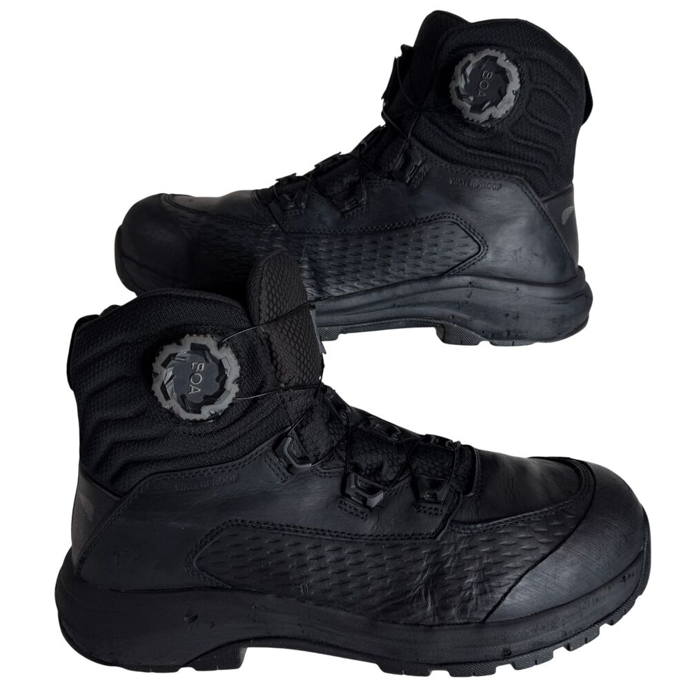 Red Wing Apex Work Safety Boots Men's Size 10 D Black Leather Waterproof 3574